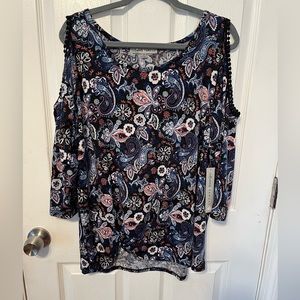 Cold shoulder top